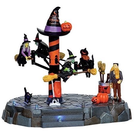 UPC 728162143266 product image for Spooky Town Broom Dealership Animated Halloween Table Accent 14326 | upcitemdb.com