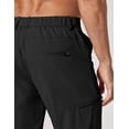 thumbnail image 2 of COOFANDY Mens Hybrid Casual Golf Shorts 9" Stretch Lightweight Quick Dry Summer Hiking Travel Shorts with Zipper Pockets, 2 of 6