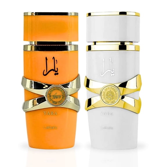 Yara Tous & Yara Moi Eau de Parfum Sprays 100ml (3.4 oz) by Lattafa (Bundle)