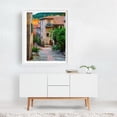 thumbnail image 2 of Streets of La Turbie - La Turbie Provence-Alpes-Côte d'Azur France Photography Architecture Rustic Scenic Mediterranean Countryside Travel Poster White Framed Wall Art Print 12 x 16 inches, 2 of 3