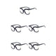 thumbnail image 1 of Qarigey Gafas cuadradas de gran tamaño con estampado de leopardo, montura grande, gafas sin receta, gafas para viajes al aire libre, Type5 NO5, 1 of 6
