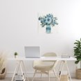 thumbnail image 3 of Stupell Industries Farmhouse Pastel Blue Botanical Bouquet Canvas Art, 17 x 17, by Carol Robinson, 3 of 8