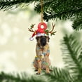thumbnail image 2 of English Mastiff Christmas Ornament – Dog Memorial Gift & Xmas Tree Hanging Mica Décor, 2 of 3