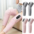 thumbnail image 2 of Relaxing Knee And Leg Massage Wrap Adjustable Heated Massager Pad Electric Knee Warmer For Home Or Office Use Pink, 2 of 5
