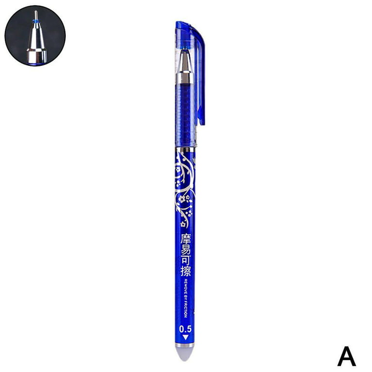 Retractable Erasable Pens Black/blue Ink Erasable Gel Pens - Temu