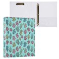 thumbnail image 6 of Three Ring Binder Cute Colorful Coral 1.5 Inch Round Binder D-Rings for Office Supplies and More, 6 of 10