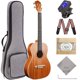 thumbnail image 1 of Ranch Baritone Ukulele Kit de instrumentos de ukelele de 30 pulgadas para principiantes Paquete de inicio Bolsa de transporte, afinador, correa y juego de herramientas ajustables, 1 of 5