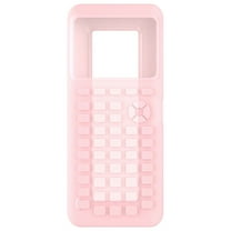 ARCADORA Soft Silicone Full Cover Calculator Case Compatible with TI-84 Plus CE Calculator, Pink