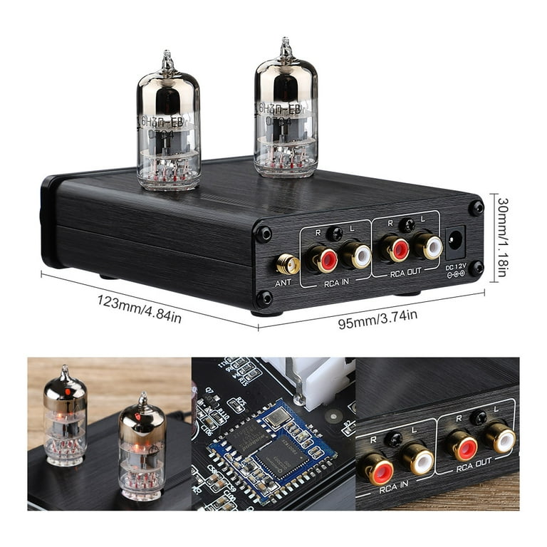 AIYIMA TUBE-T7 6N3 真空管プリアンプ AIYIMA Tube T7 Audio 6N3 Tube Preamp Bluetooth 5.0 Warm