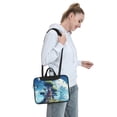 thumbnail image 6 of Lsque Fantasy Treehouse Planet Scene Pattern Laptop Bag – Portable & Slim Single-Shoulder Computer Case with Adjustable Strap, Protective, Lightweight for 13”/14”/15.6” Laptops, 6 of 8