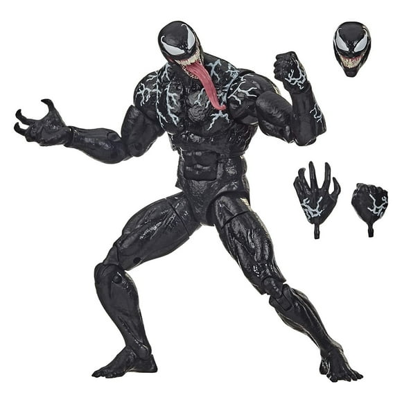 Venom Action Figure Action Figure Toy with Interchangeable Heads and Hands,12-inch Collectible Model for Kids and Adults