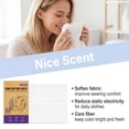 thumbnail image 6 of 30Pcs Fabric Softener Sheets, Lavender Scented Dryer Sheets, Infused with Pure Lavender Essential Oils, Naturally Softens Fabrics & Eliminates Static Cling, Long Lasting Fresh Fragrance, 6 of 7