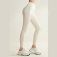 thumbnail image 5 of Uaswgudfs Women's Mesh-Enhanced Yoga Leggings - High-Waisted Stretch Workout Pants for Gym, Athletic Mobility & Breathable Support White M, 5 of 6