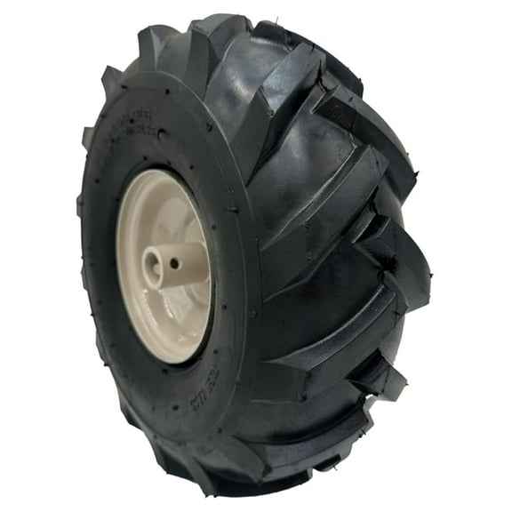 11x4.00-4 Tiller Wheel - 3/4" Hub - Troy-Bilt & MTD Tiller Replacement Wheel, 2 Ply Tractor Tread, 3-1/8" Hub Width