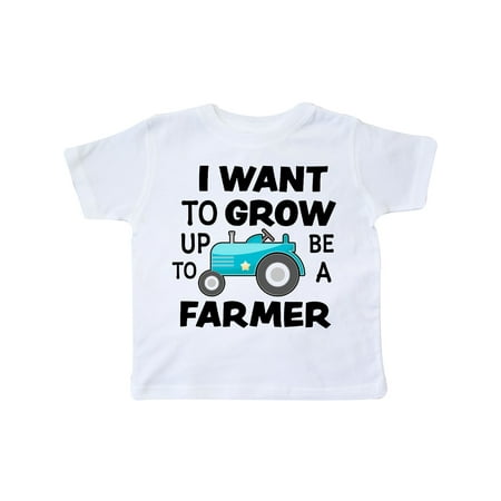 

Inktastic I Want To Grow up To Be a Farmer Gift Toddler Boy or Toddler Girl T-Shirt
