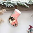 thumbnail image 6 of Salouo Colorful Cat With Flowers Print Christmas Stockings,Large Xmas Stocking Set of 1 Holiday and Farmhouse Stocking for Christmas Holiday Party Decoration(17.7*11 Inch), 6 of 7