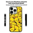 thumbnail image 5 of Funny Yellow Duck for iPhone 13 Mini Case, Cute Aesthetic Kawaii Cartoon Shock-Absorbent Protective,Black, 5 of 6