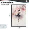 thumbnail image 4 of Stupell Industries Eclectic Watercolor Ballerina Atmosphere Black Framed Giclee Art, 12 x 18, by Creative Studio, 4 of 8