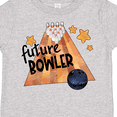 thumbnail image 4 of Inktastic Future Bowler Bowling Ball and Pins Boys or Girls Toddler T-Shirt, 4 of 5