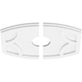 thumbnail image 2 of 16"W x 10 5/8"H x 3"ID x 8 1/2"C x 1"P Kailey Architectural Grade PVC Contemporary Ceiling Medallion, Two Piece, 2 of 11