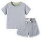 thumbnail image 1 of Odeerbi 18M-12Y Niños Niñas Conjunto de Verano Deportivo Camiseta de Manga Corta de Algodón Shorts Conjunto de Dos Piezas Suave, 1 of 4