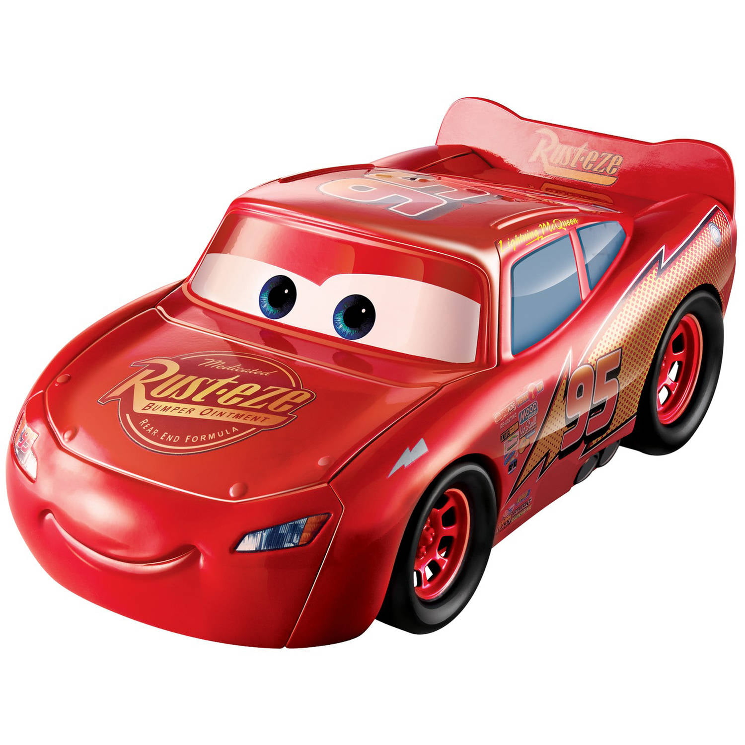  Disney Pixar Cars Diecast, Transforming Lightning McQueen :  Toys & Games