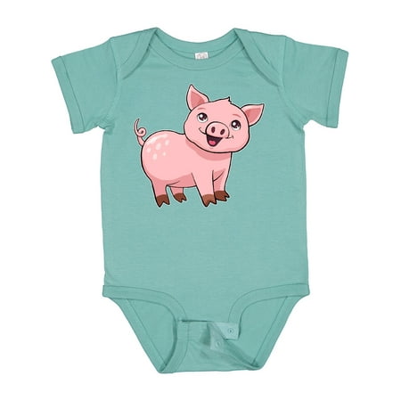 

Inktastic Cute Pig Gift Baby Boy or Baby Girl Bodysuit