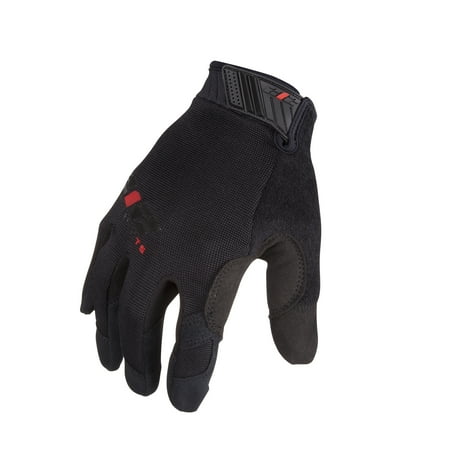 

212 Performance MGTS-05-010 Touchscreen Compatible Mechanic Gloves in Black Large
