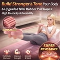 thumbnail image 6 of 2026 Upgrade Smart Foot Pedal Puller, 6 Tube Resistance Bands with Digital Counter and Handles, Full Body Stretching Fitness Equipment for Yoga Home Workout, 6 of 8