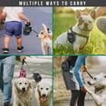 thumbnail image 2 of PetAmi Dog Poop Bag Holder for Leash, Dog Pet Waste Bag Dispenser For Poop With Clip, Doggy Puppy Walking Accessories Travel Camping, Dog Treat Pouch Supplies Must Have With Dog Bag Roll, Dark Gray, 2 of 7