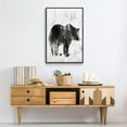 thumbnail image 6 of Bear Totem Framed Premium Gallery Wrapped Canvas - Ready to Hang - 27 x 41 - Black Floating Frame, 6 of 9