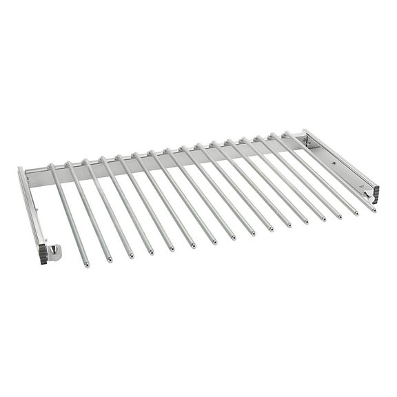 Rev-A-Shelf PSC-3014CR 30" Closet Pullout Pant Rack for 16 Pairs, Chrome