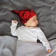 thumbnail image 4 of Sikiie Ladybugs 1 Baby Newborn Hats, Infant Knotted Baby Hat, Beanie Top Knot Caps for Baby Boys Girls, 4 of 5