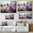 thumbnail image 4 of Designart "Perfumes Inspired by Lavender Fields II" Fashion Framed Wall Art Decor - Glam Purple Perfumes Living Room Framed Canvas Art, 4 of 6