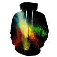 thumbnail image 1 of Sudadera con capucha y cremallera con estampado 3D de humo colorido para hombre y mujer, estilo hip hop callejero, chaqueta con capucha unisex para primavera y otoño, 1 of 6