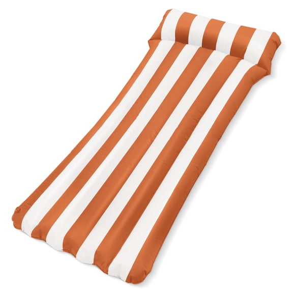 Sun's Out 70" Pool Lounger with Built-In Pillow for Ages 14  Purple