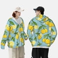 thumbnail image 4 of Lsque Lemon Pattern UPF 50+ Lightweight Sun Protection Men's Women's Long Sleeve Shirt, Hoodie Performance -3X-Large, 4 of 7