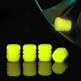 thumbnail image 4 of 4pcs Car Tire Luminous Valve Cap Car Electric Vehicle Motorcycle Valve Cap Luminous Valve Core Cover Universal Tire, 4 of 5
