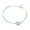 Silver-A, variant on Womens Rosary Cross Bracelet .925 Sterling Silver Thin Simple Religious Prayer 6MM Ball Beads Adjustable
