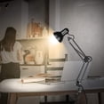 thumbnail image 2 of LINLIN LED Table Lamp, Metal Desk Lamp, Adjustable Goose Neck Swing Arm Table Lamp with Interchangeable Base Or Clamp for Bedroom, Study, Office, Table, 2 of 7