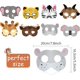 thumbnail image 2 of Máscaras de animales Suministros para fiestas Máscaras de animales para niños Tema de safari en la jungla Suministros para fiestas de disfraces de cumpleaños, 2 of 4
