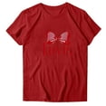 thumbnail image 3 of RXMEKW Chemises à Manches Courtes pour Femmes, T-Shirts Décontractés Imprimés à Col Rond pour Femmes, 3 of 7