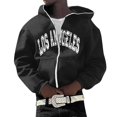 thumbnail image 1 of Gibobby Sudadera cierre hombre Camisas de manga larga para hombre, básica(Negro,XG), 1 of 5