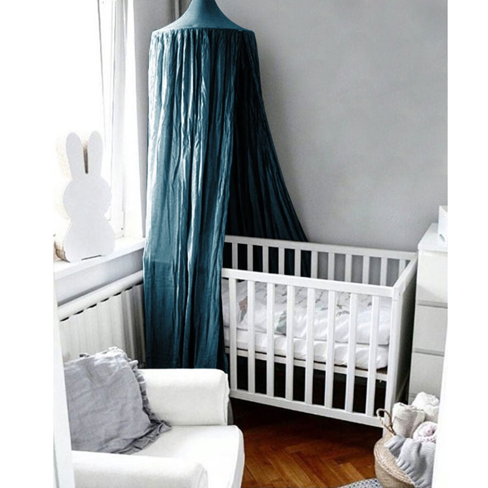 Baby crib canopy drapes online