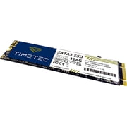 Timetec 128GB SSD 3D NAND SATA III 6Gb/s M.2 2280 NGFF 64TBW Read Speed Up to 550MB/s SLC Cache Performance Boost Internal Solid State Drive for PC Computer Laptop and Desktop (128GB)