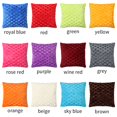 thumbnail image 2 of Rhombic Pattern Home Decor Plush Pillow Case Cushion Cover Throw Pillowcase Velvet Pillowslip BEIGE, 2 of 8