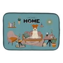 Wire Fox Terrier Sweet Home Dish Drying Mat