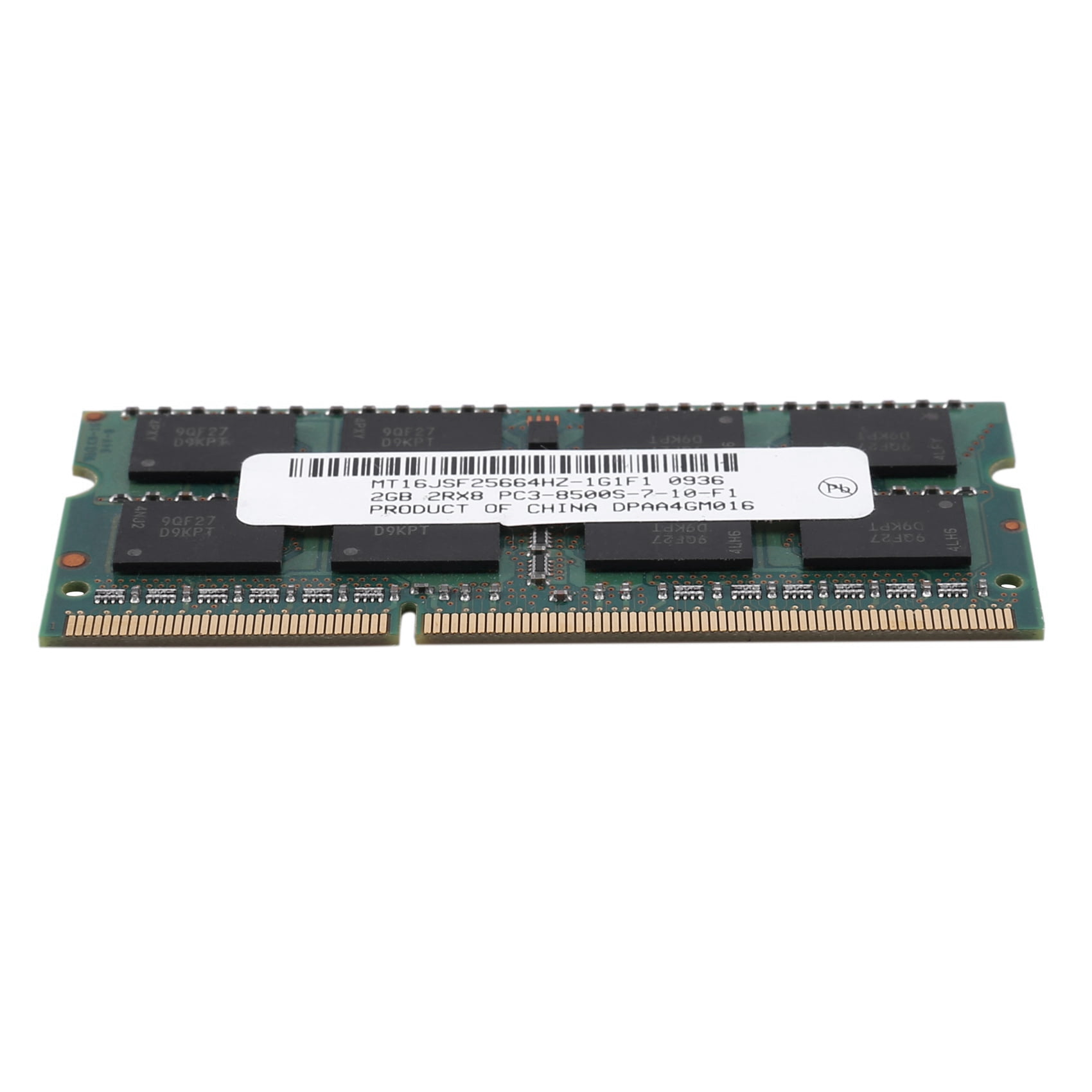 2X DDR3 2GB Laptop Memory Ram 2RX8 PC3-8500S 1066MHz 204Pin 1.5V Notebook RAM
