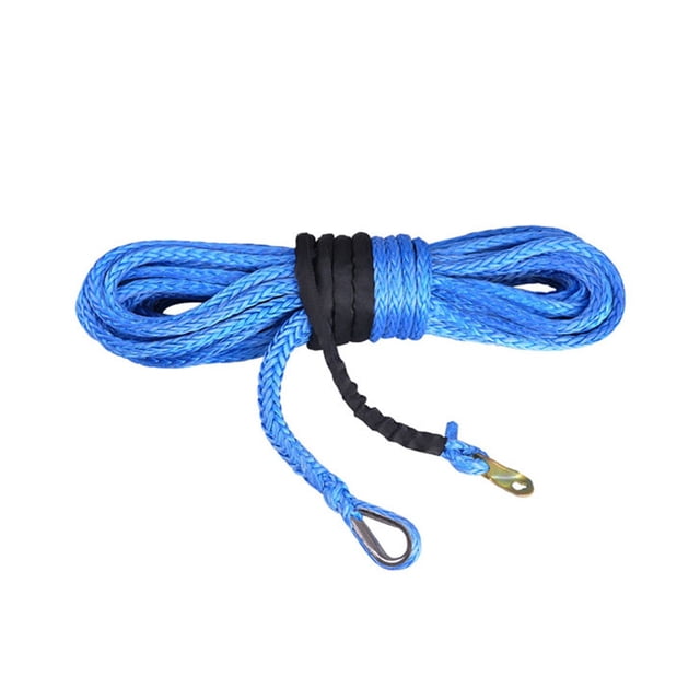 High Strength 12mm X 30m Uhmwpe Fiber Braided Synthetic Towing Winch Rope ,Durable & Safe