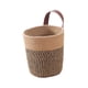 thumbnail image 2 of Cesta tejida para cocina, dormitorio, baño, cesta colgante multiusos. Marrón oscuro, 2 of 9